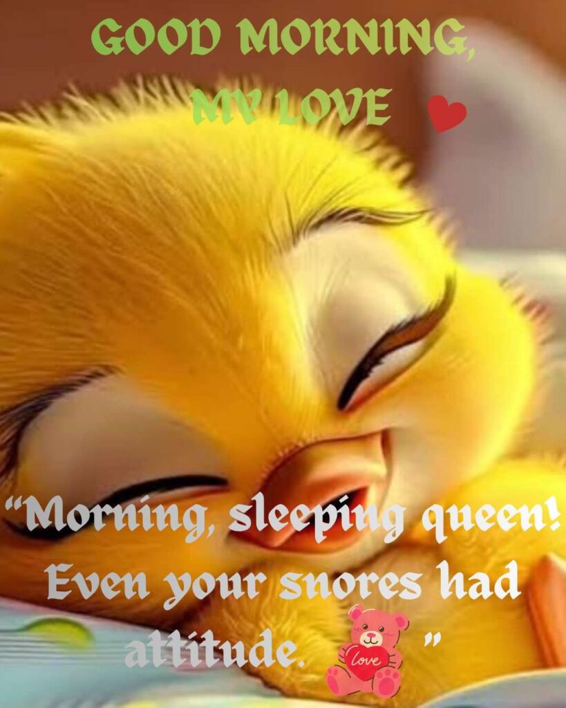Funny Good Morning Messages & Pictures 2 funny image with good morning message for her